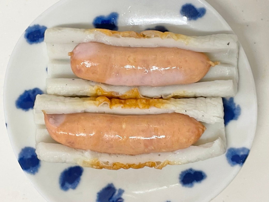 ウインナーちくわ巻き