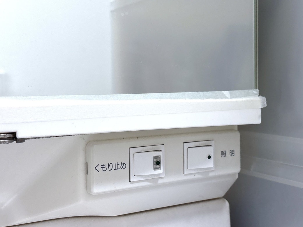 NGなもの②曇り止めコーティングつきの鏡