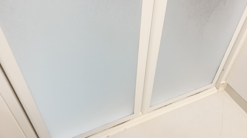 キレイになったお風呂のドアガラス