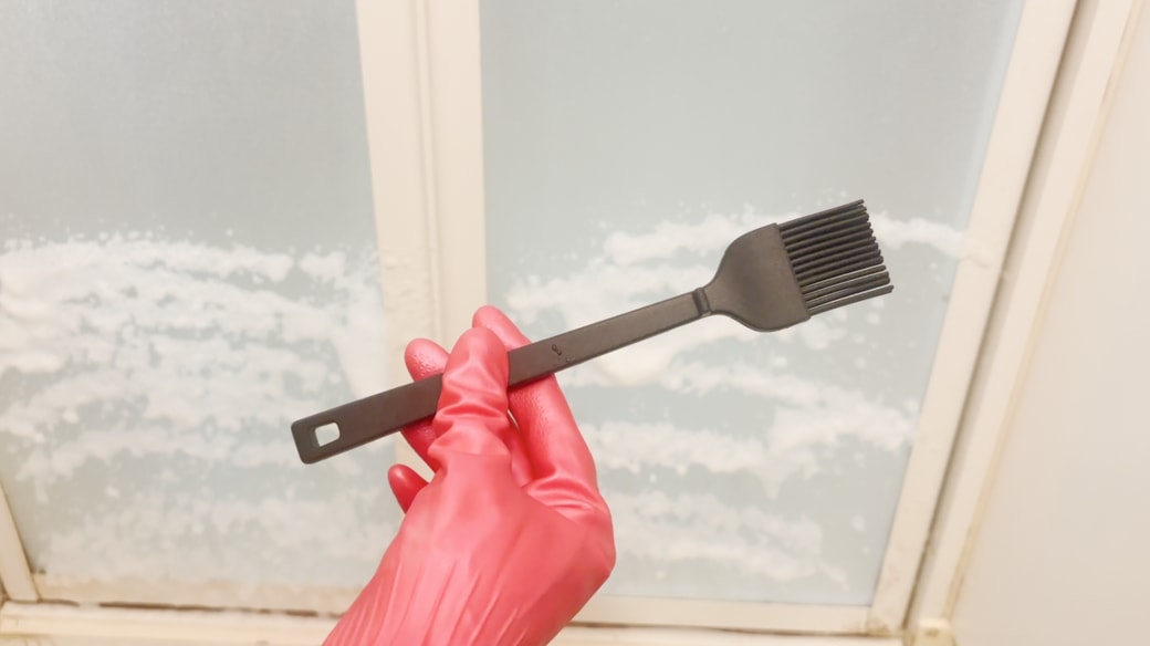 ハケ＋湿布法でケア