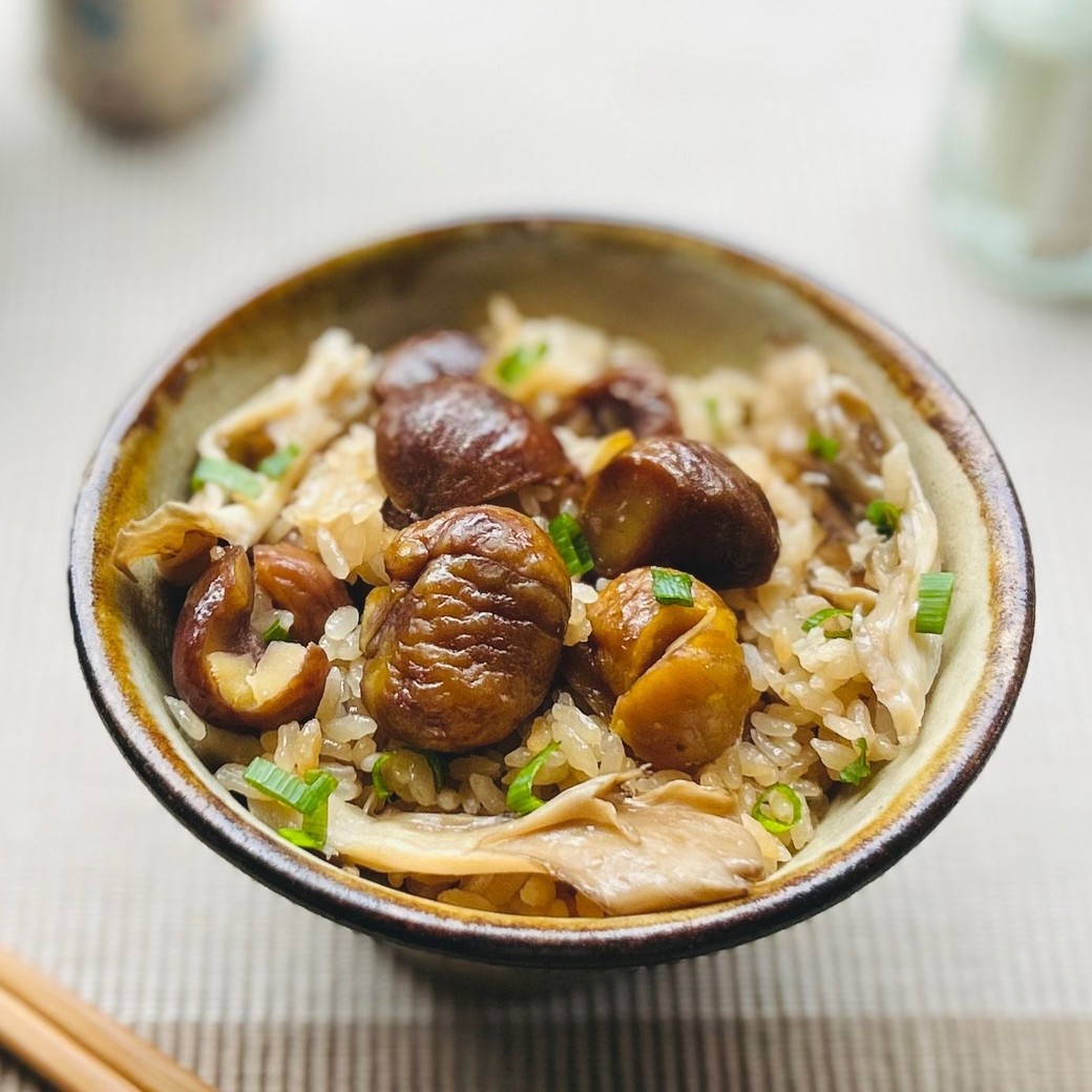 むき栗の炊き込みご飯