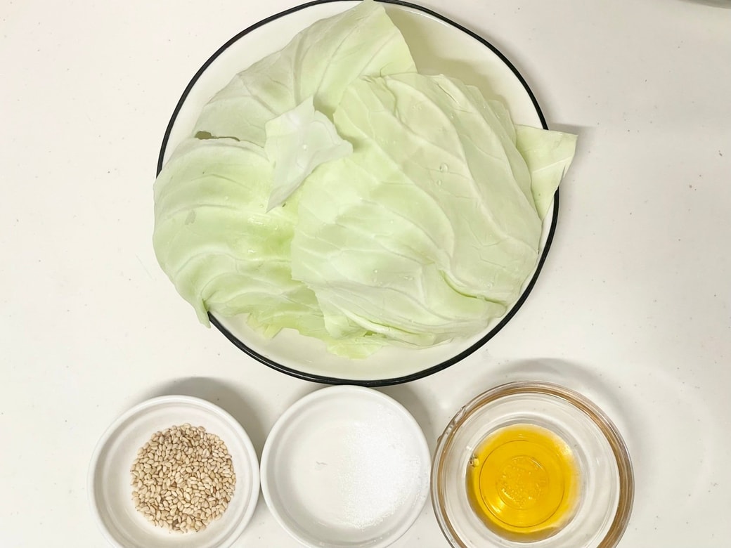 ごま塩きゃべつ混ぜご飯