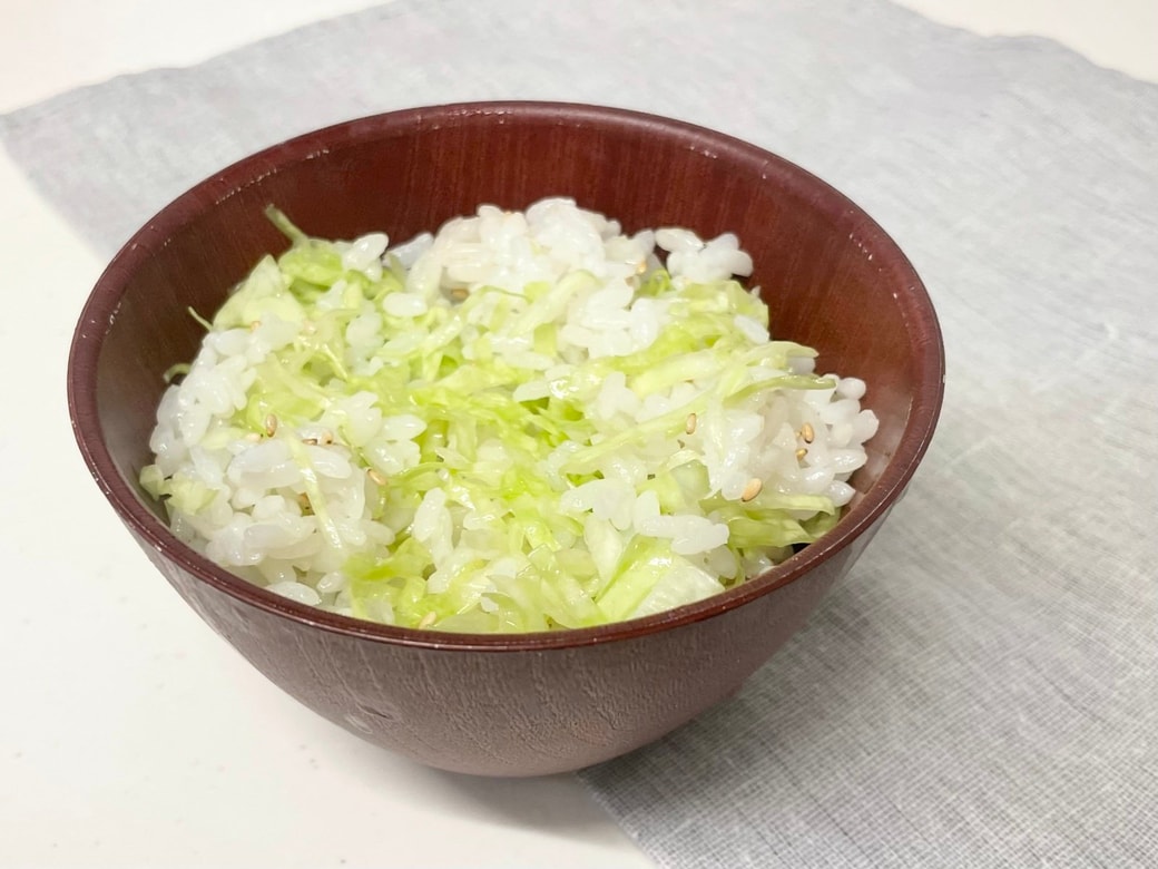 ごま塩きゃべつ混ぜご飯