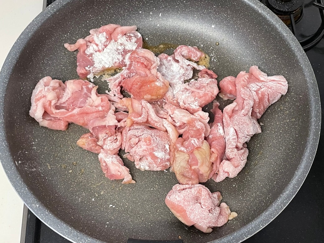 ナス味噌とチーズ炒め