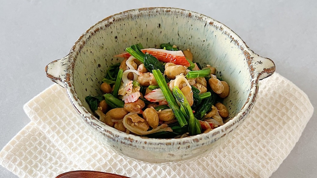 ほうれん草納豆