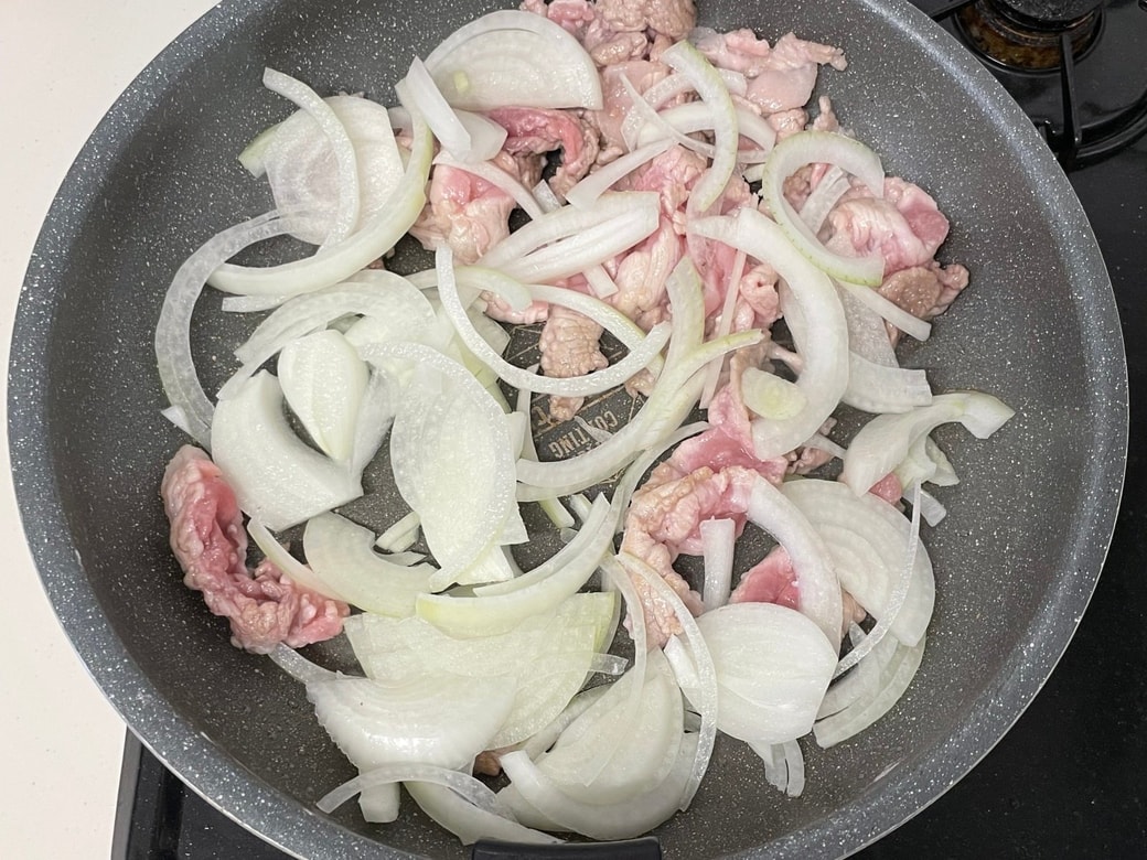 豚こまのしょうが焼き