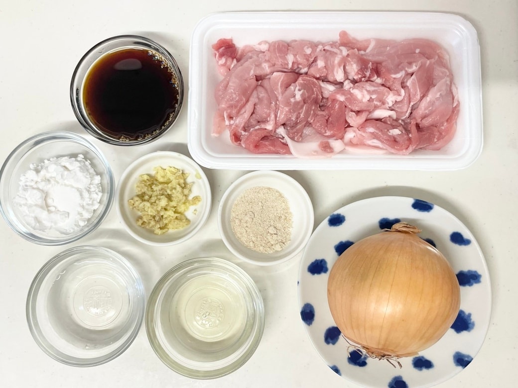 豚こまのしょうが焼き