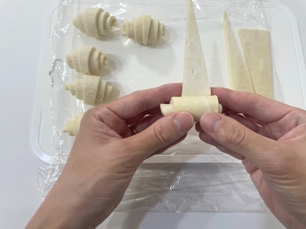 くるくると巻く