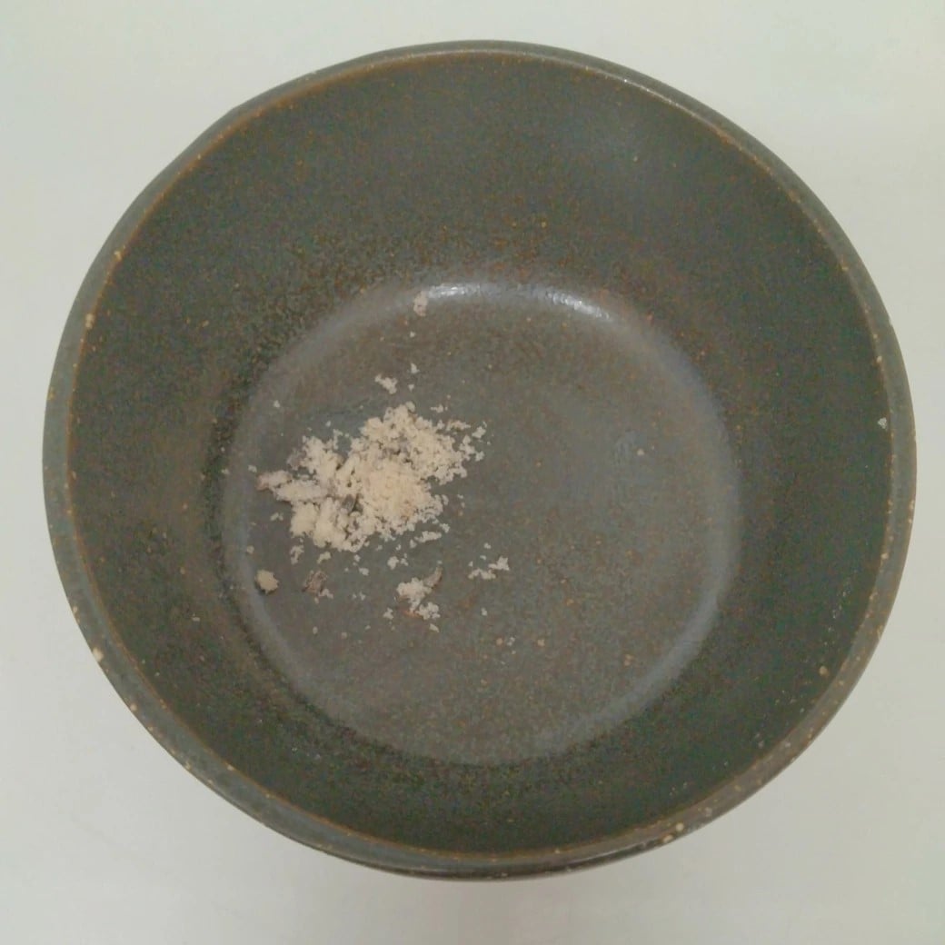 塩昆布の袋に残った粉