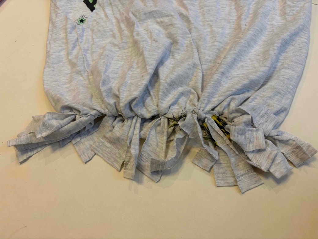 全部結んだところ