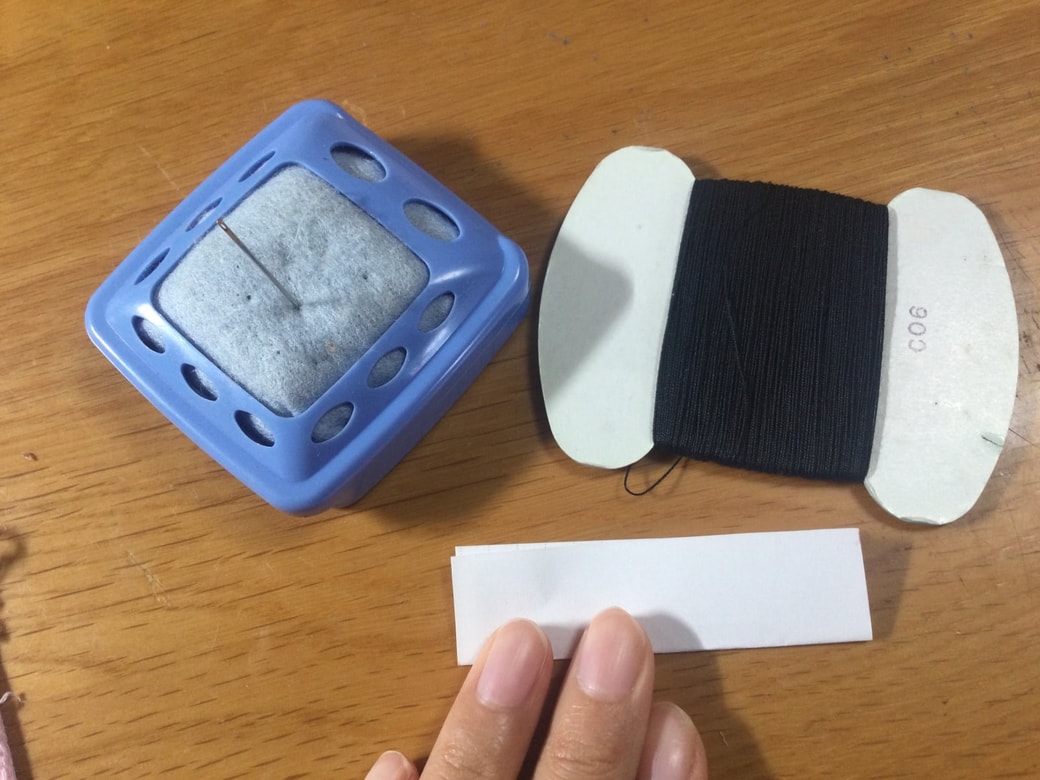 針と糸と紙