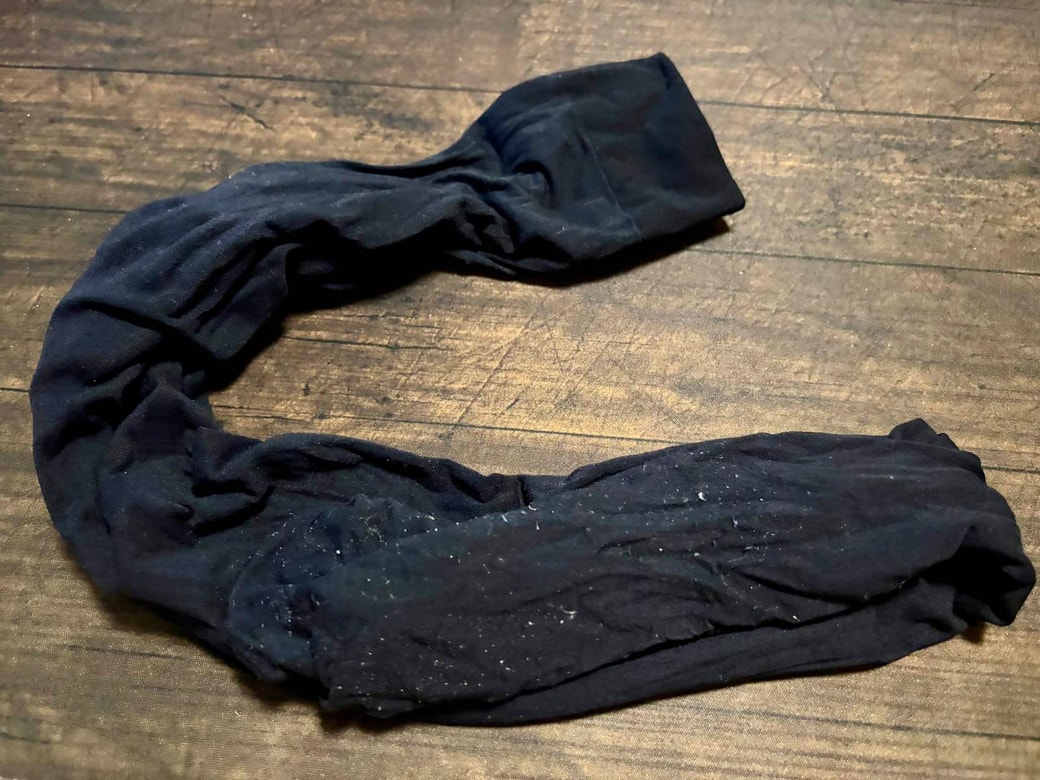 1/4で折り曲げる