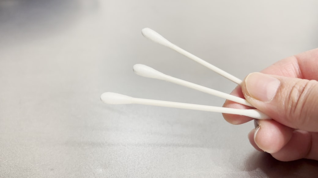 綿棒が使える！