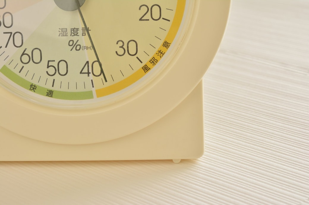 NG③部屋の湿度が低い