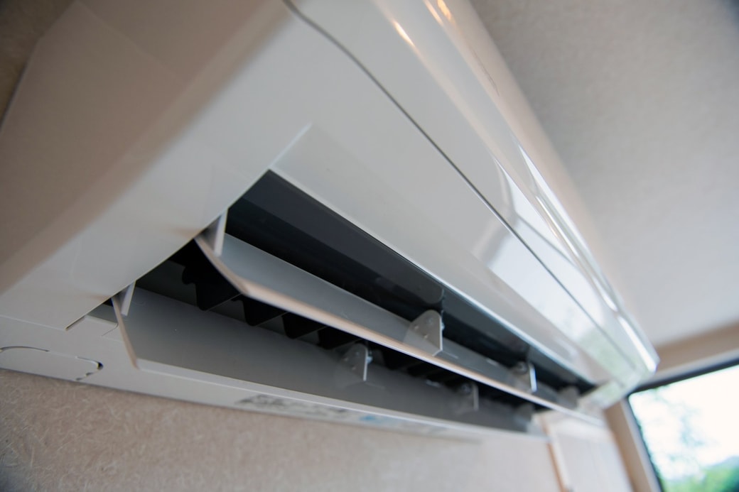 NG②エアコンの風向きを上に設定する