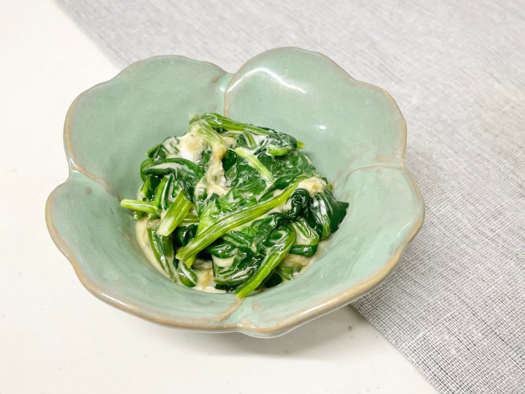 ほうれん草ののり和え
