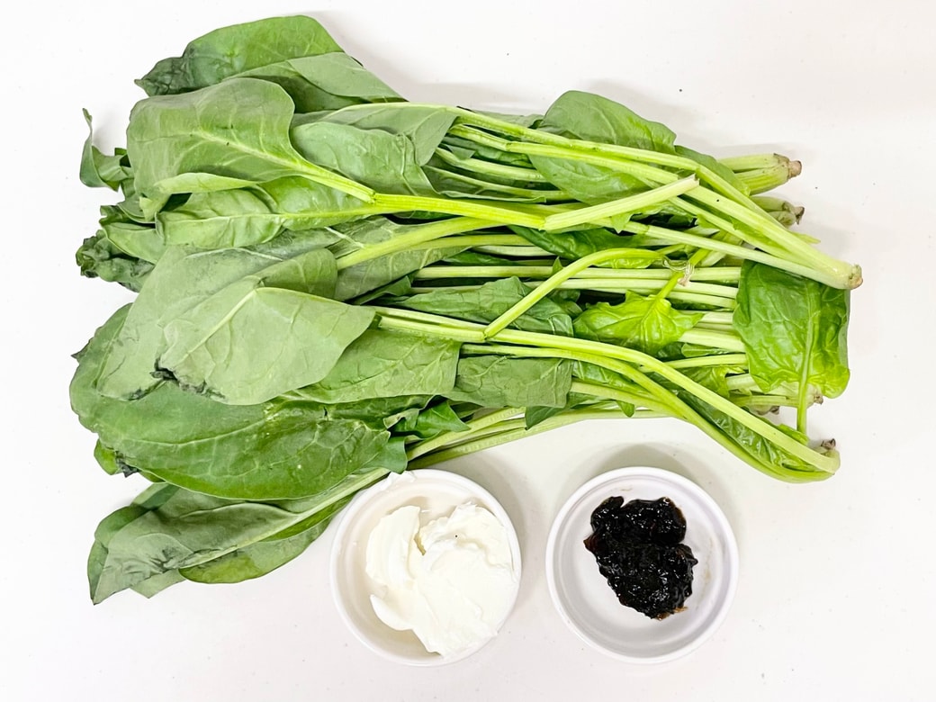 ほうれん草ののり和え