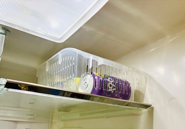 ダブルクリップとカゴを組み合わせる