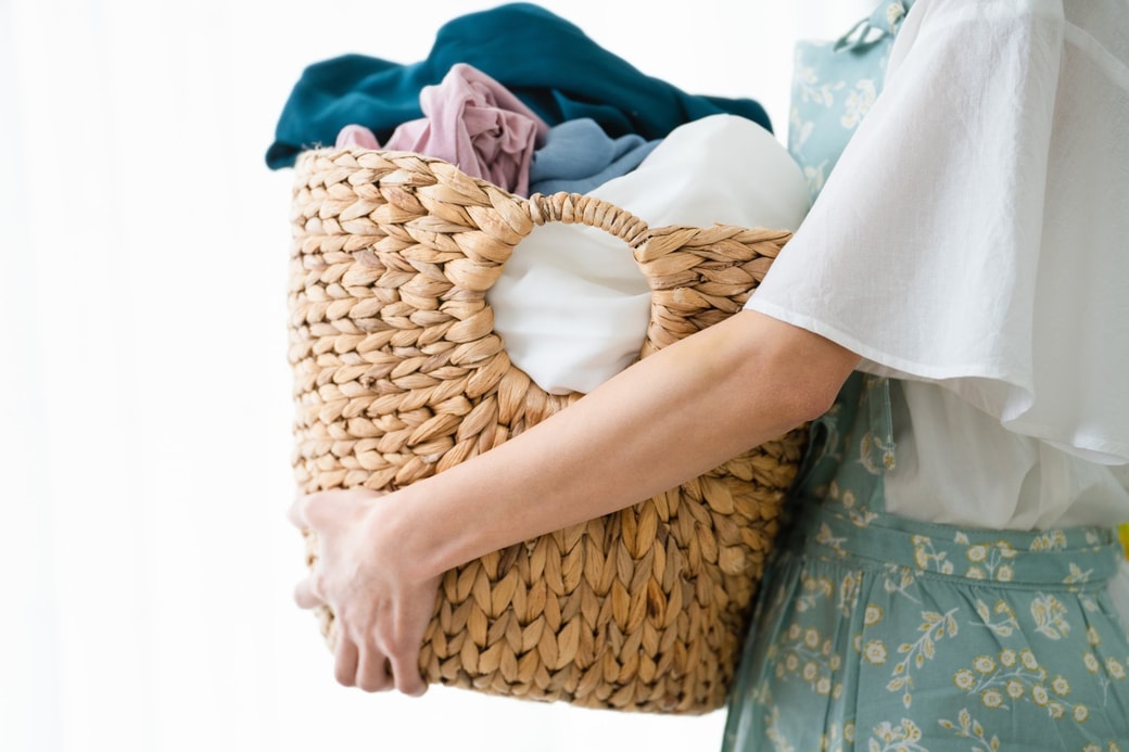 コツ③ものをカゴにまとめて入れて、別室に避難する