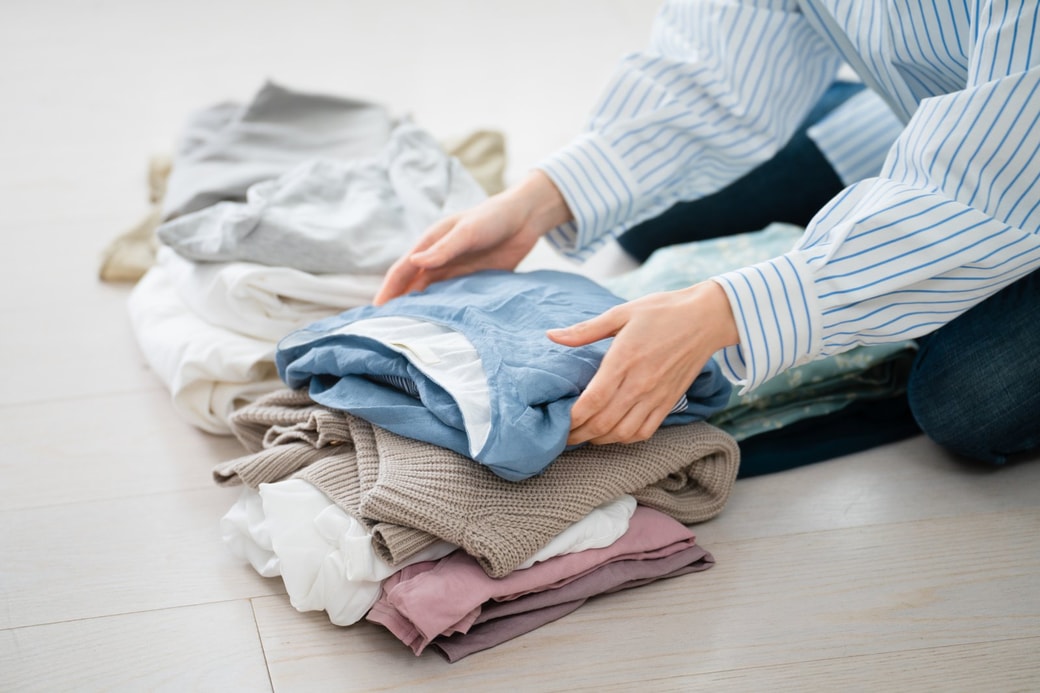 収納テク③子ども服のサイズを見直す