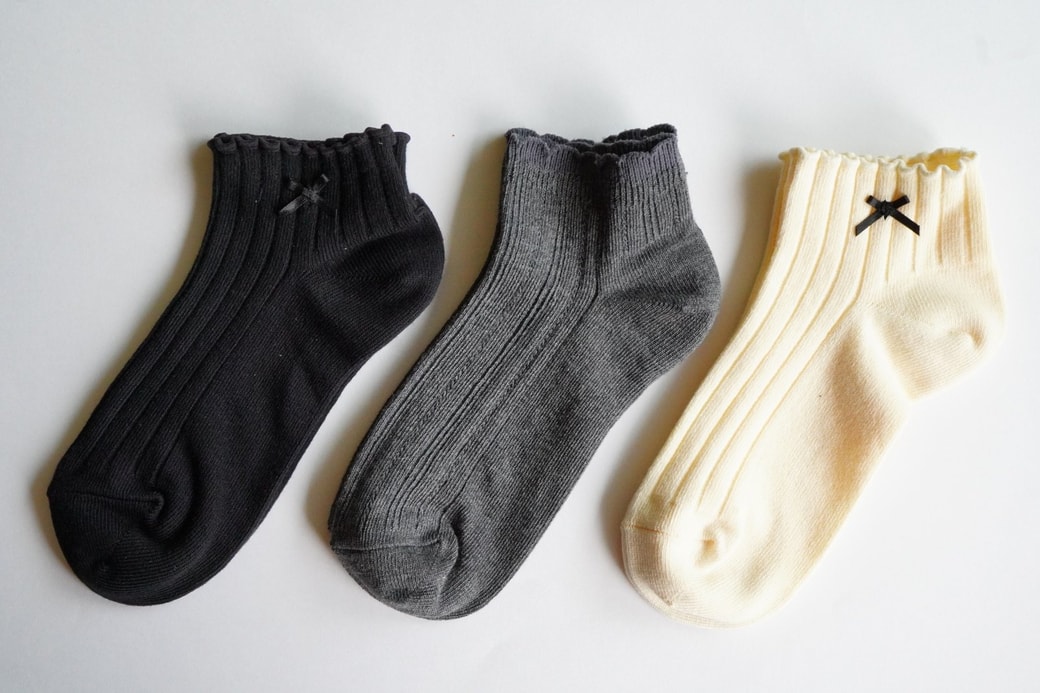 収納しづらい子ども用の靴下