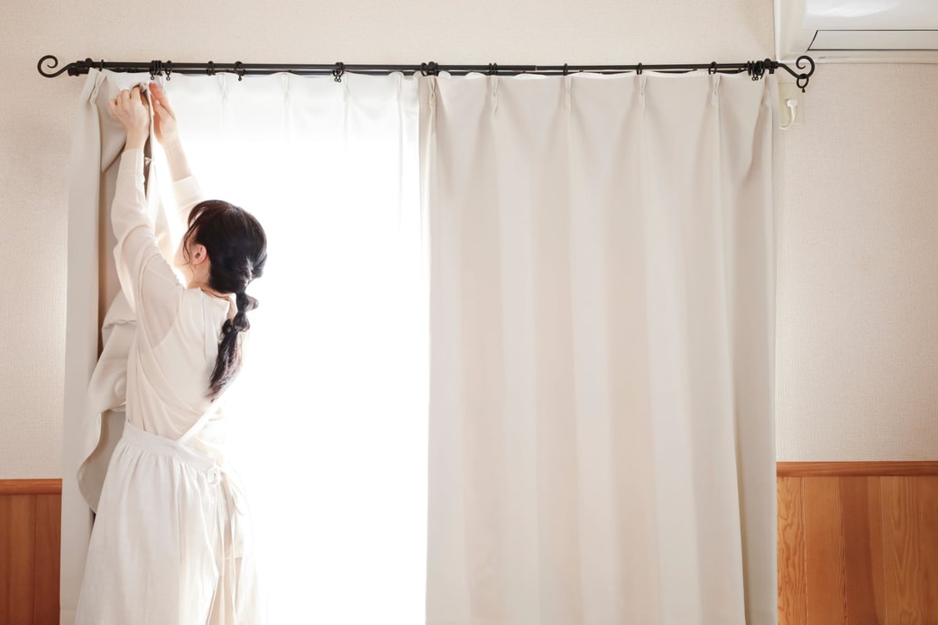 冬の大掃除に不向き③カーテンの洗濯