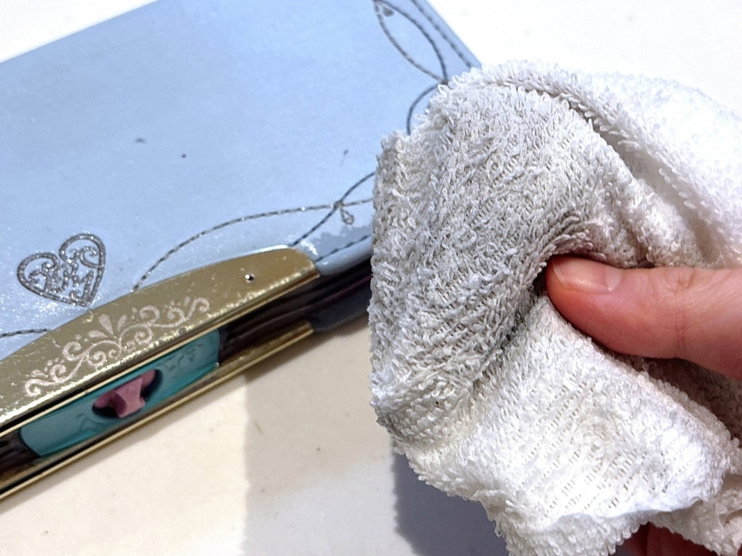 掃除に使った布