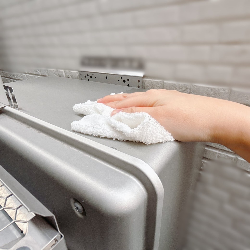 上の部分も念入りに