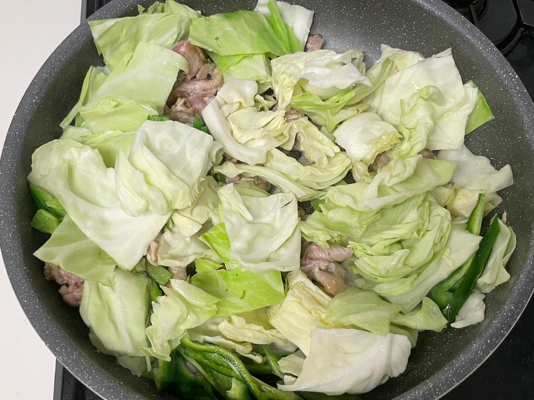 豚こまキャベツ炒め
