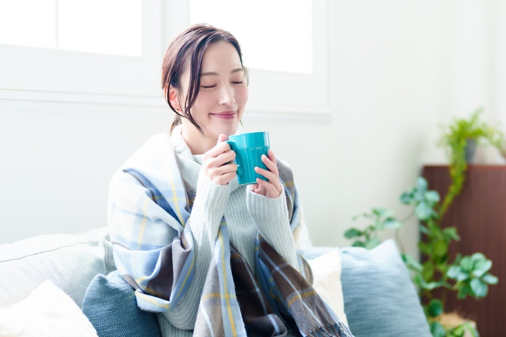 ホッとする女性