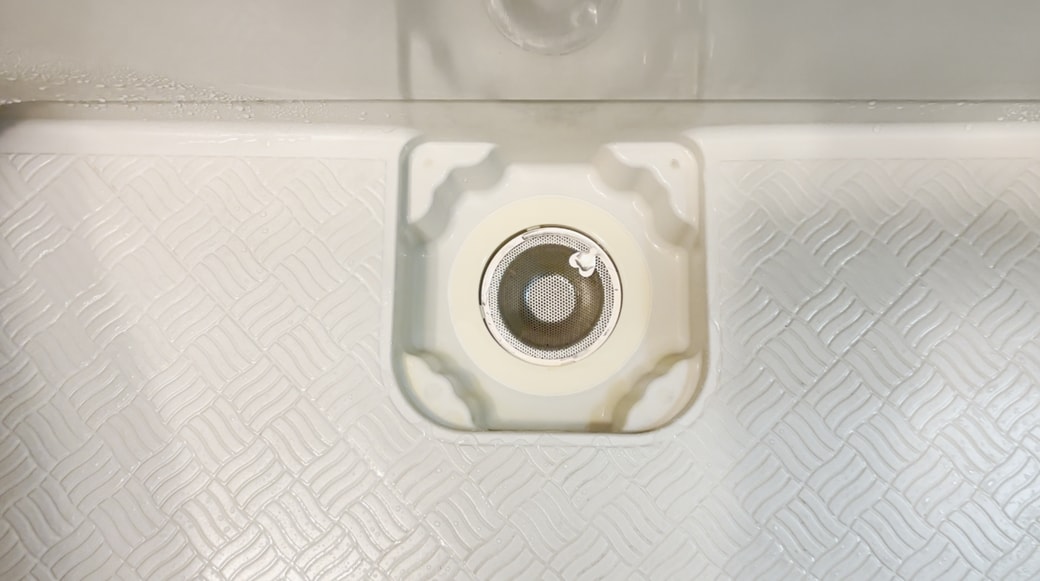 キレイになった排水口の様子