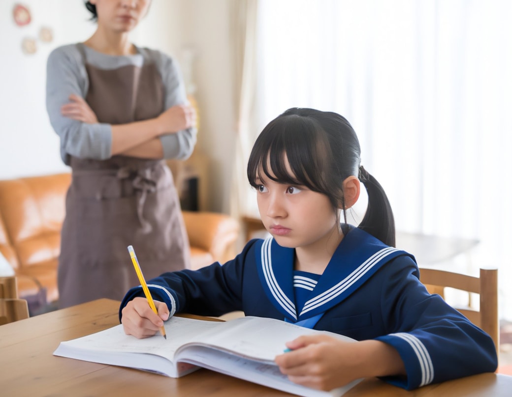 勉強する子ども