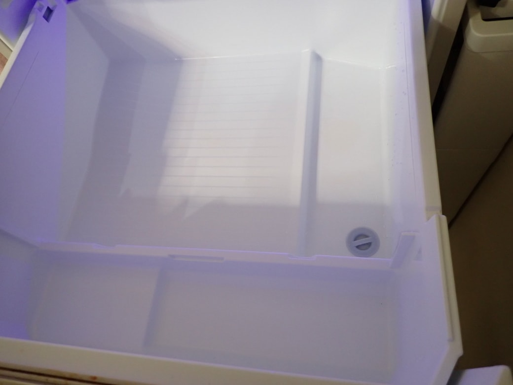 掃除後の野菜室