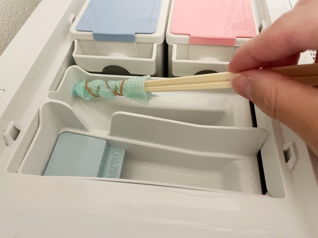 洗濯機のすき間掃除にちょうどいい