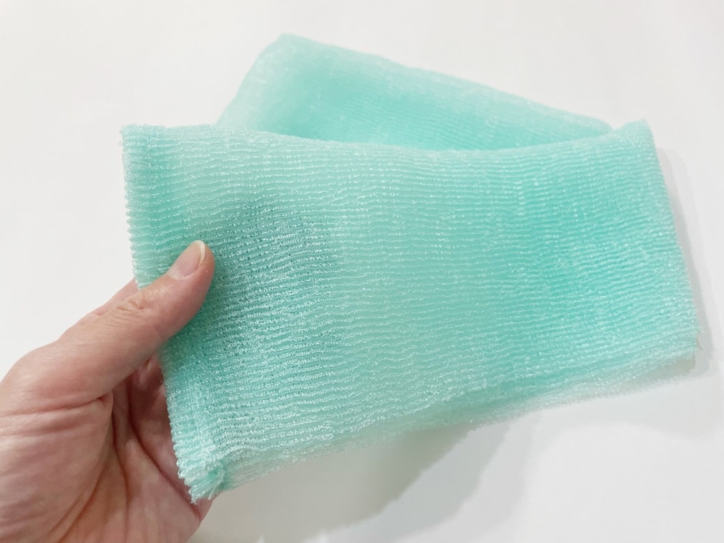 捨てたらもったいない「ボディタオル」