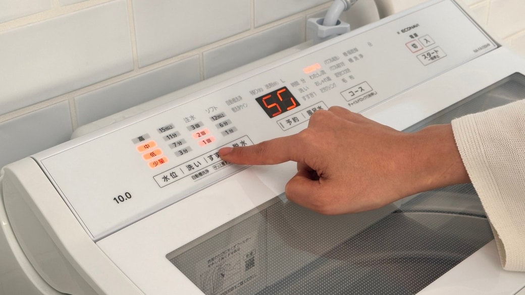 すすぎは必ず2回以上