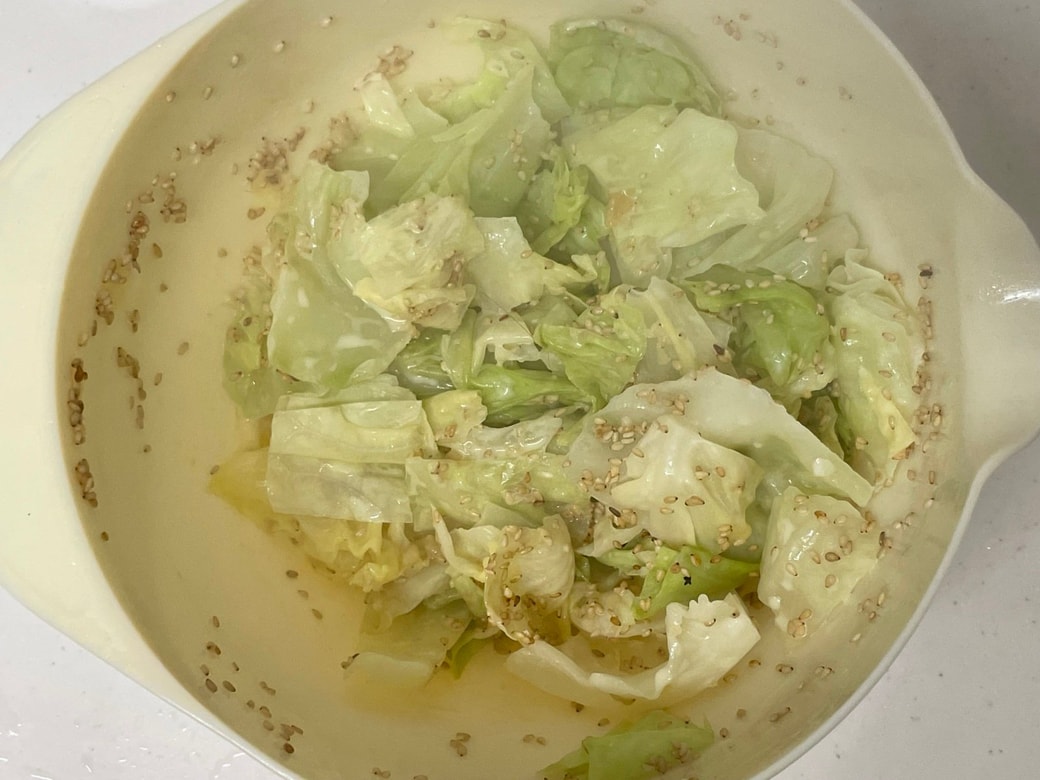 キャベツのゴママヨサラダ