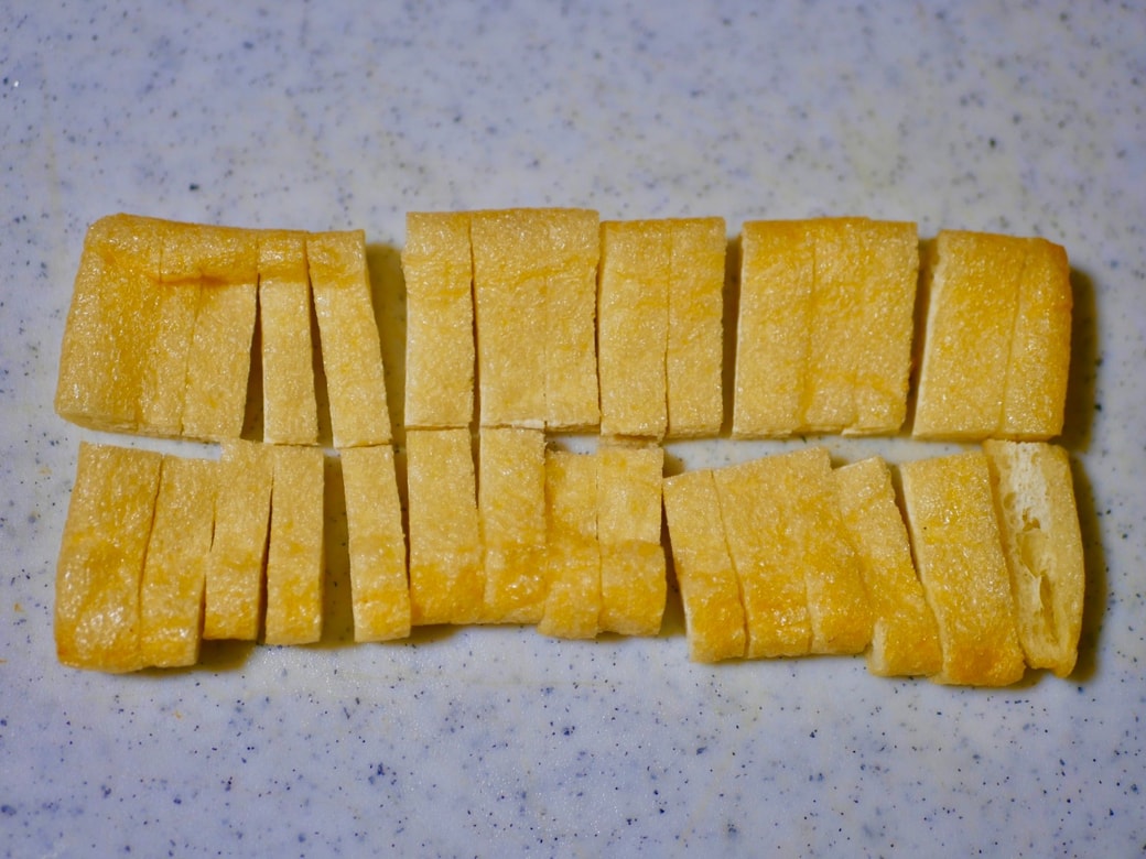 油揚げの細切り