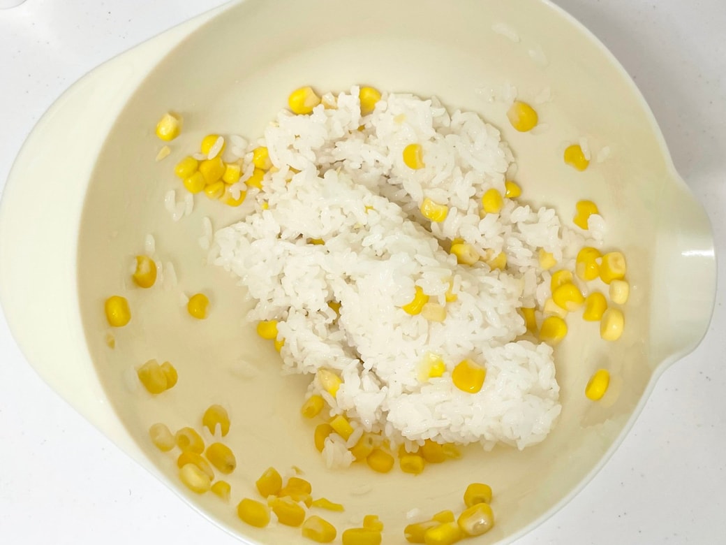 コーン塩バター混ぜご飯