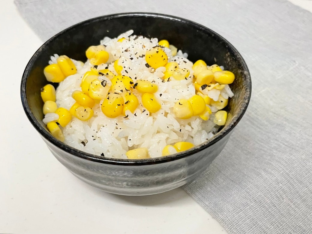 コーン塩バター混ぜご飯