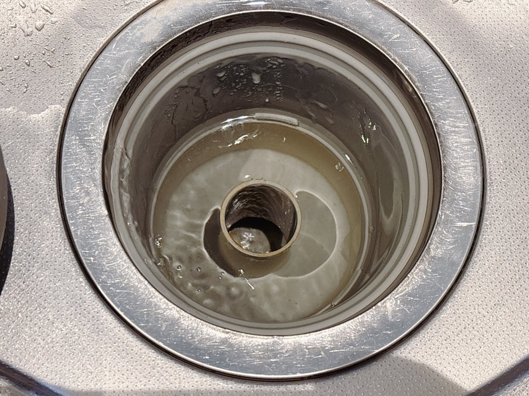 掃除後に排水口