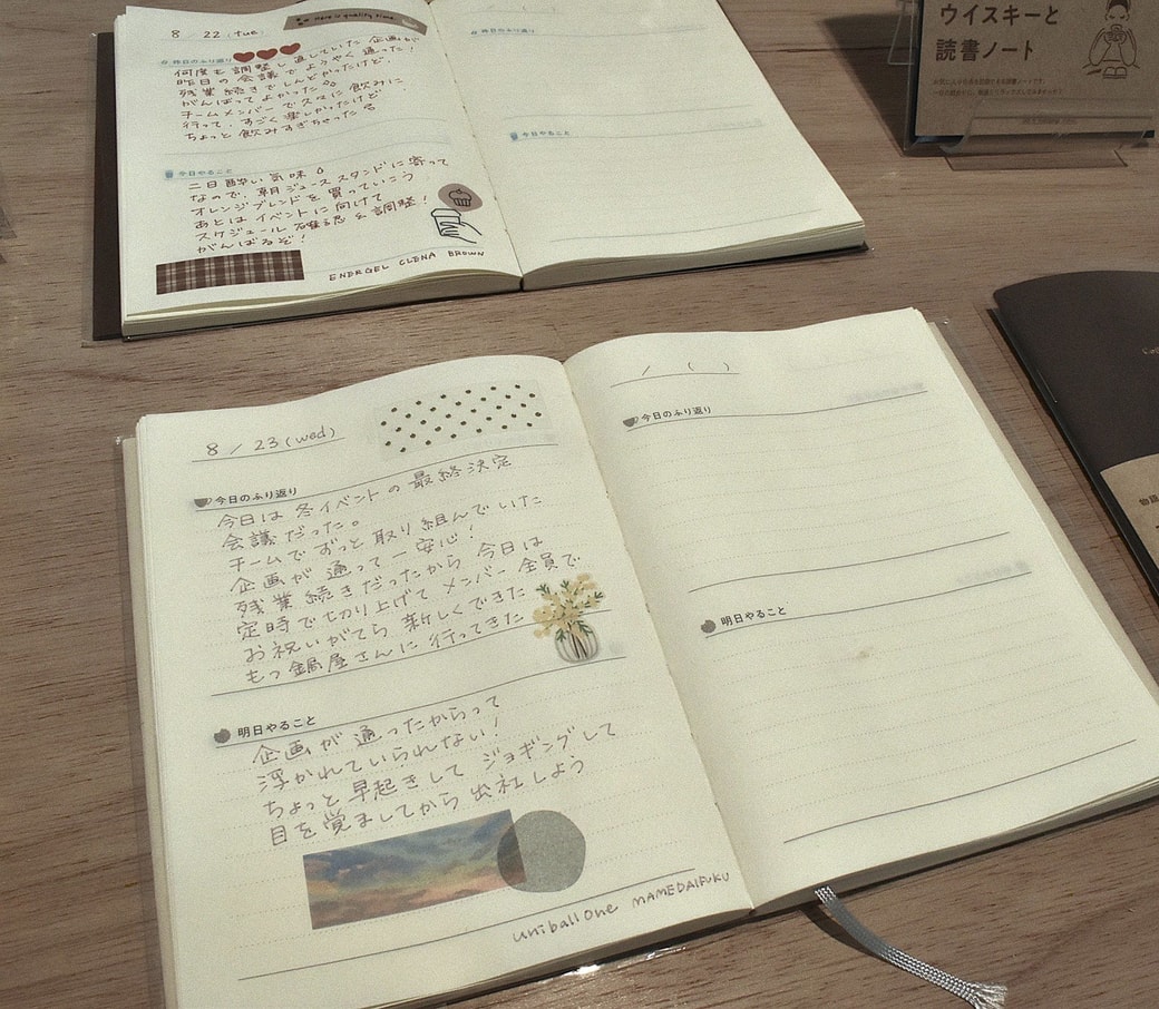 夜とカフェオレと日記帳