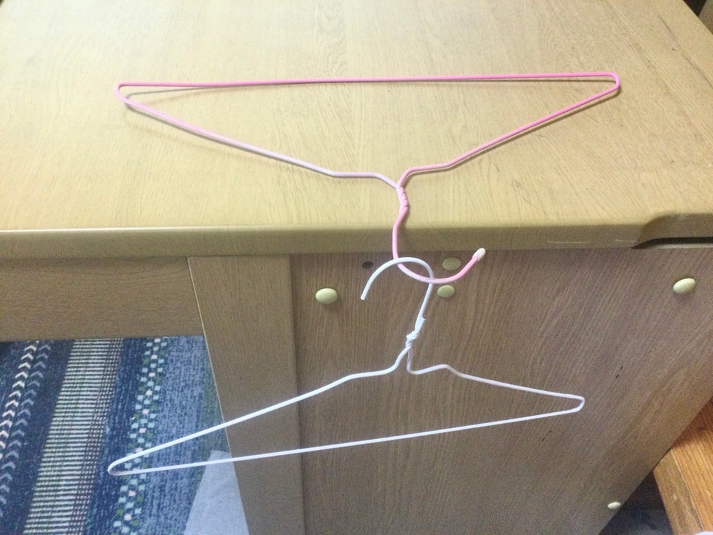 ハンガーを組み合わせる