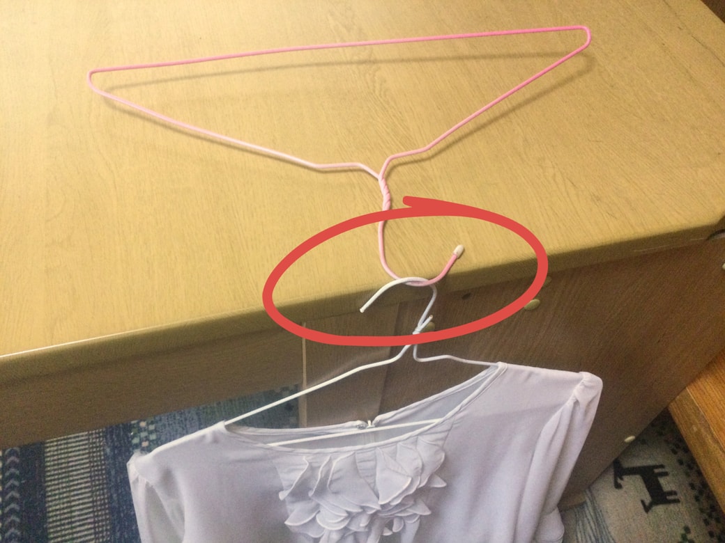 ハンガーを組み合わせる