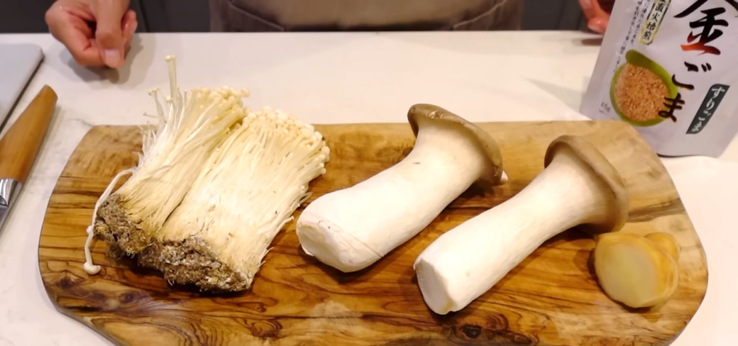 エリンギときのこ