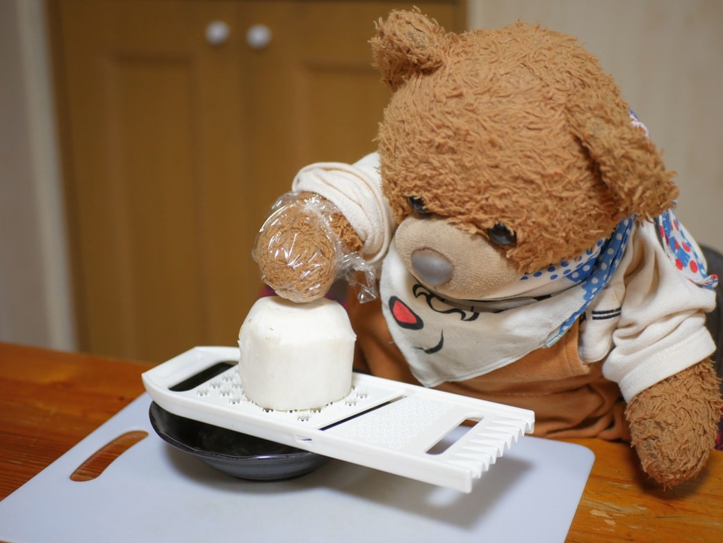 大根をおろす