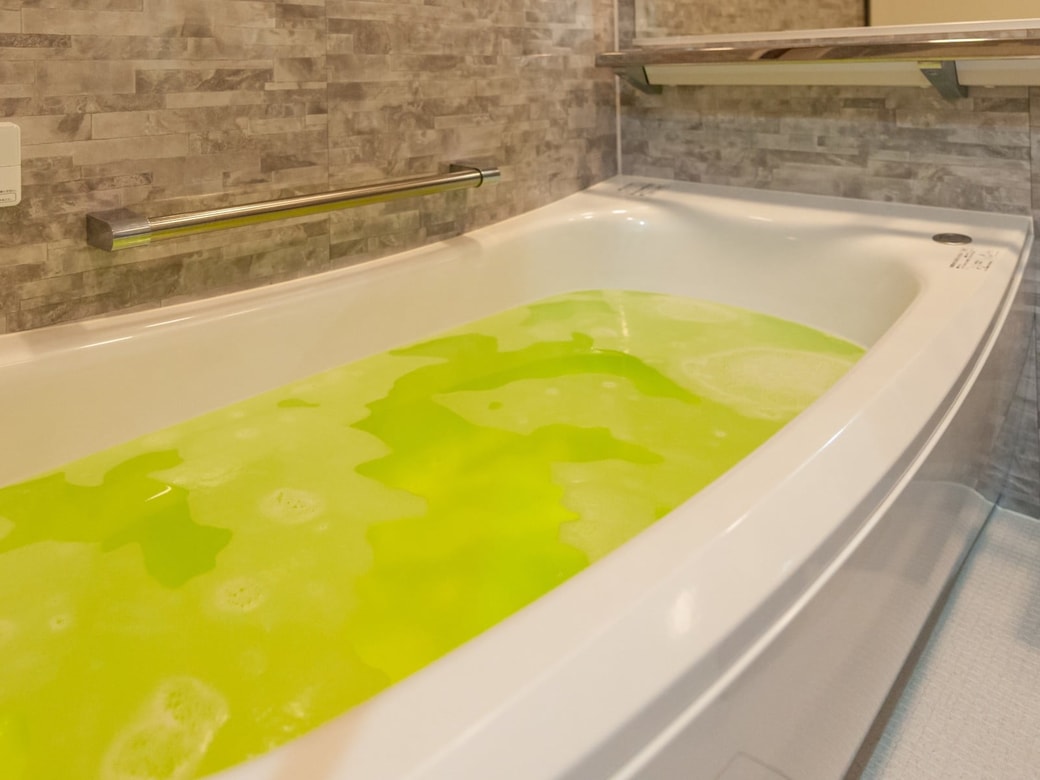 NG①入浴剤の残りを湯を使う