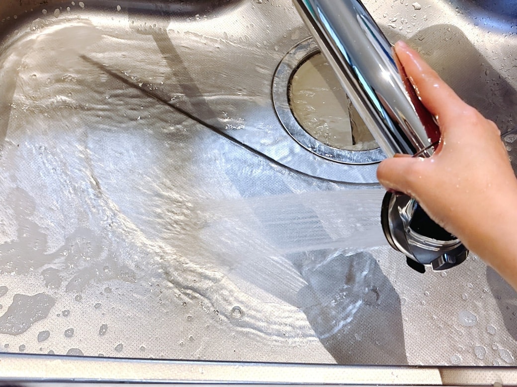 水洗いしたら終了