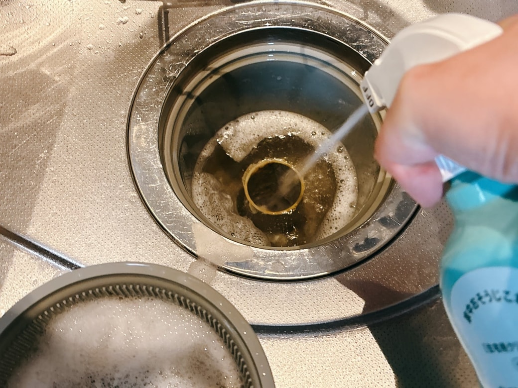 ③キッチンの排水口