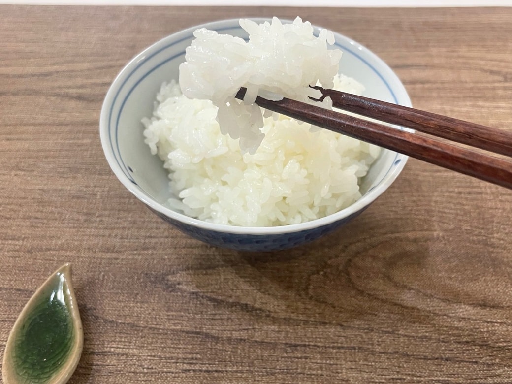 ふっくらおいしく炊き上がった